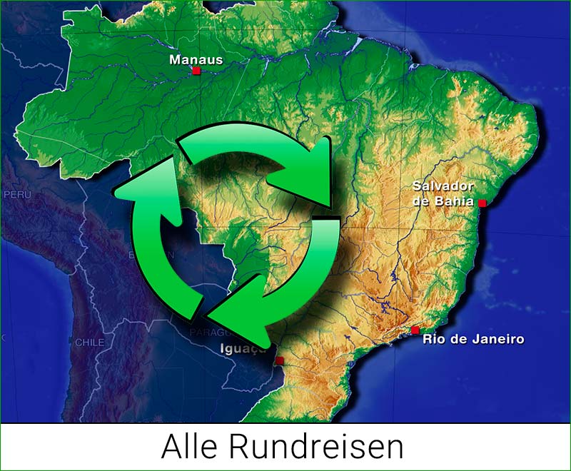 Alle Rundreisen in Brasilien